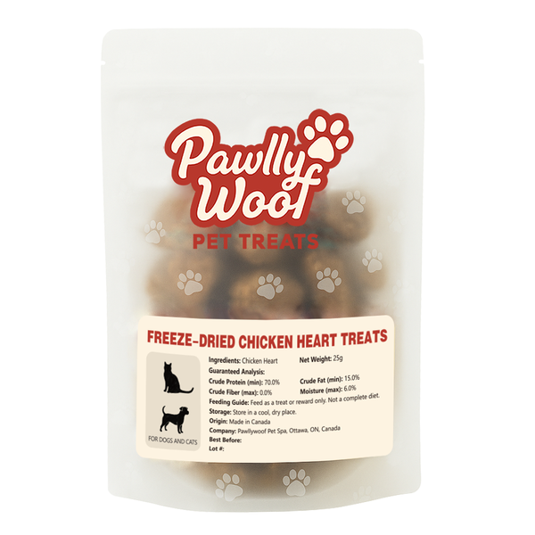 Freeze-Dried Chicken Hearts Treats