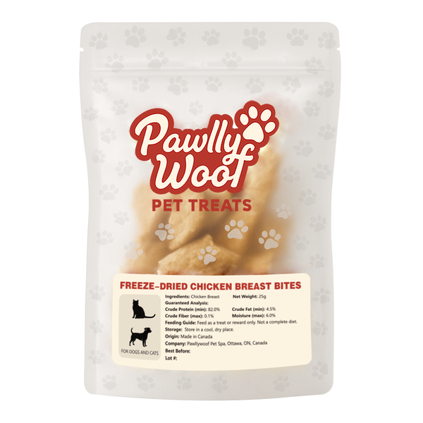 Freeze-Dried Chicken Breast Bites