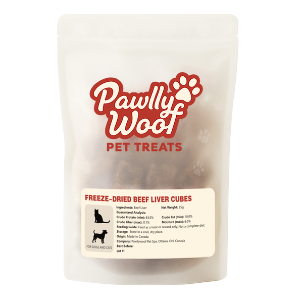Freeze-Dried Beef Liver Cubes