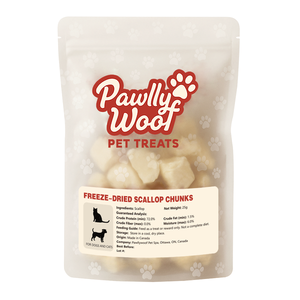 Freeze-Dried Scallop Chunks